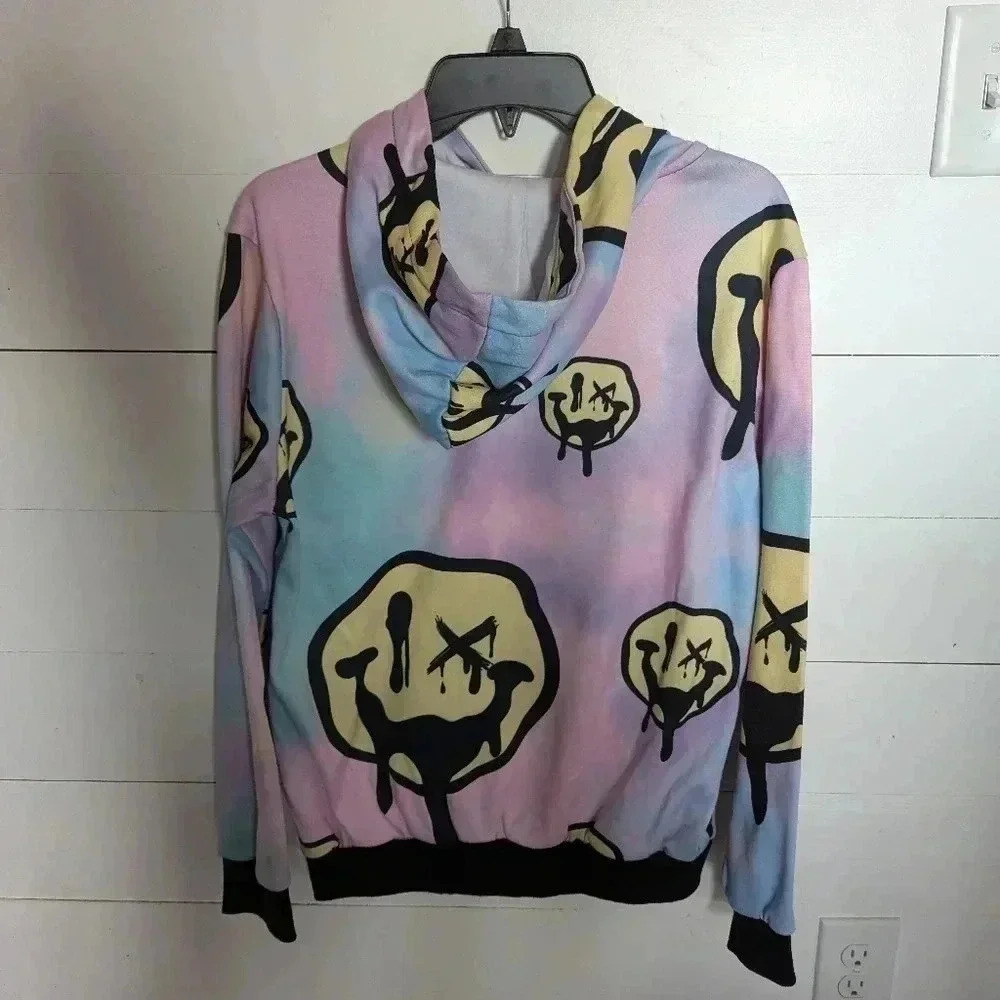Men's Reason Hazy Smile Fleece Hoodie - Picture 2 of 3